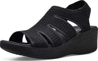 Skechers Parallel Lite - Dreammaker Womens Wedge Shoes Black/Black : 8.5 B - Medium, Textile