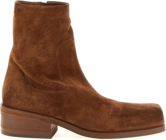 Mars&egrave;ll Schoenen, Heren, Bruin, 44 EU, Leer, Cassello Enkellaarzen