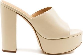 Andrea Gomez Fabiola Leather Platform in Off White at Nordstrom, Size 35.5