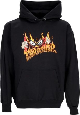 Thrasher Zwarte X Neckface Hoodie Heren - Heren - Hoodies - Zwart - M - Katoen - Hoodies & sweatvesten