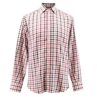 Etro Multicolored Plaid Shirt Size 15