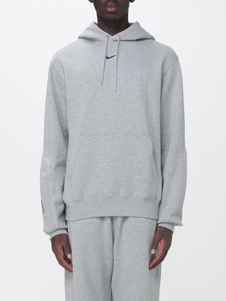 Nike Cotton-Blend Hoodie with Kangaroo Pocket and Swoosh Logo