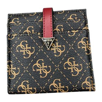 Guess Laurel SLG Tab Card Case - Dames - Portefeuilles - Bruin - ONE Size - Accessoires