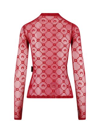 Marine Serre Cjer T-Shirt - Red