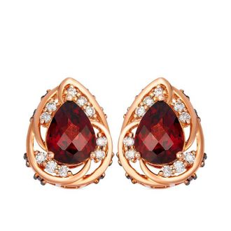 Le Vian Ladies Crembrule Earrings set in 14K Strawberry Gold