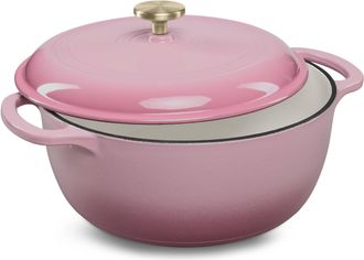 Best Choice Products 6 Quart Enamel Cast-Iron Dutch Oven, Heavy-Duty Cookware w/ Dual Handles, Lid