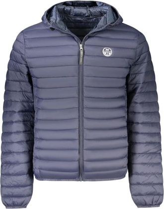 North Sails Vermont Gewatteerde Jas - Heren - Winterjassen - Blauw - L - Polyester - Jassen