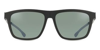 Ic! Berlin IC0057 Zeta Polarized 02R Mens Sunglasses Black Size 58