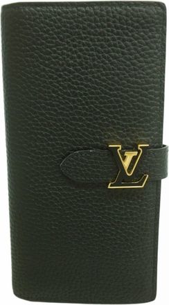 Louis Vuitton Noir Long Wallet (Bi-Fold) (Pre-Owned)