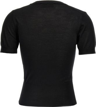 Vivienne Westwood Womens Black Wool T-Shirt