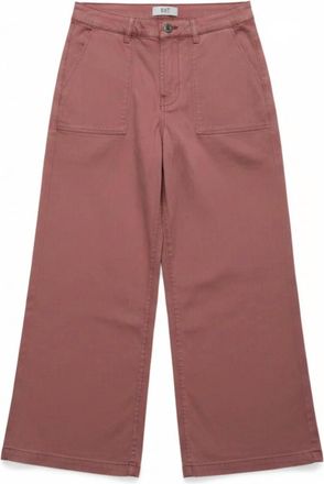 Kut from the Kloth Womens Meg Linen High Rise Wide Leg Pant In Rust
