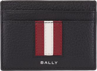 Bally Striped Leather Cardholder