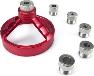No Brand Localizador De Agujeros Para Carpinter&iacute;a - Ajuste De Punz&oacute;n Vertical - Casquillos De Perforaci&oacute;n De 5/6/7/8/9/10 Mm - Posicionamiento De Brocas De Tap