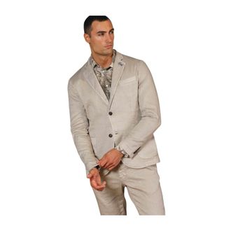 Mason's Heren, Jassen, Beige, Maat: XL Katoen