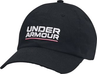 Under Armour Branded Mens Womens Unisex Branded Cap Hat in Black