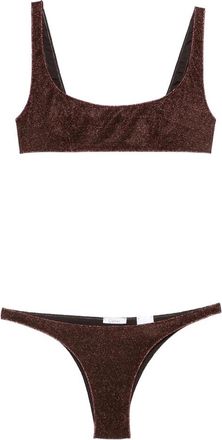 Os&eacute;ree Lumi&egrave;re Bikini - Dames - Bikinis - Bruin - M - Tweed - Badmode