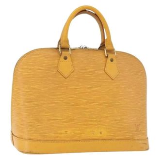 Louis Vuitton Pre-owned Handbags, female, Yellow, Size: ONE SIZE Pre-owned Vintage Hand Bag