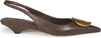 Vic Mati&eacute; K20 Kitty Slingback - Dames - Pumps - Bruin - 36 EU - Leer - Schoenen