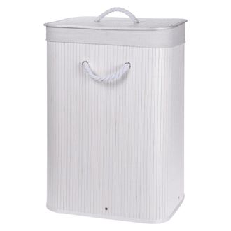 OEM Storage Solutions Cesto De Ropa Plegable Blanco 72 Litros