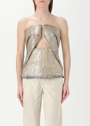 Rick Owens Top strutturato in cotone crackle Rick Owens