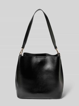 Seidenfelt Manufaktur Handtasche mit Schulterriemen Modell ALUNDA HOBO in Black, Gr&ouml;&szlig;e 1