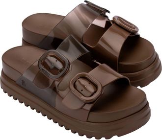 Melissa Cozy Platform Sandal in Brown at Nordstrom, Size 10