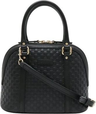 Gucci Pre-owned Vintage Schoudertas - Dames - Vintage Handtas - Zwart - ONE Size - Leer - Vintage