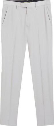 Cinque Leather Broeken - Heren - Chinos - Grijs - S - Wol - Broeken