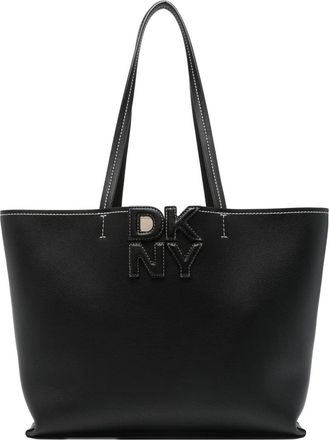 DKNY Borsa tote Nicole con applicazione - Nero