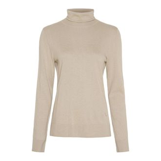 BTF-CPH Btfingrid Dolcevita - - Knitwear - Donna - Beige - 2XL