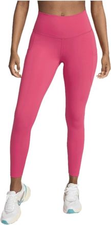 Nike One High-Waisted 7/8 Leggings In Aster Pink