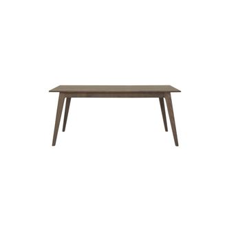 Tikamoon Mesa extensible de madera maciza de nogal 6-12 personas