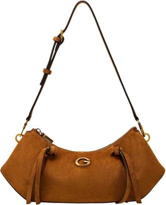 Guess Dorothy SM Girlfrien - Dames - Schoudertassen - Bruin - ONE Size - Polyester - Tassen