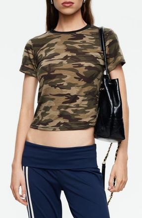 Lioness Clubhouse Camo Print T-Shirt at Nordstrom, Size X-Small