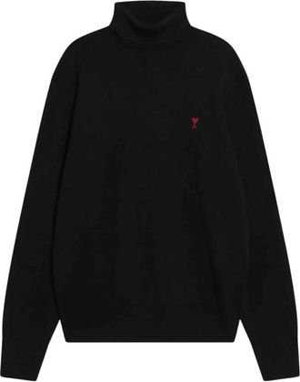 Ami Ami De Coeur Turtle Neck Sweater - Heren - Coltruien - Zwart - 2XL - Wol - Truien & Vesten