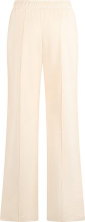 Moncler Womens Trousers Fleece Cotton Ivory Track Pants