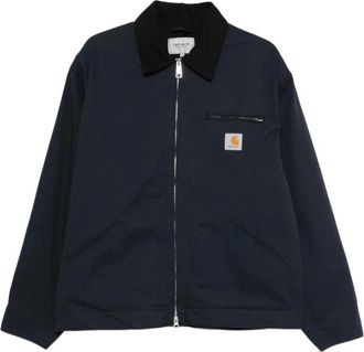 Carhartt Work in Progress OG Detroit Jacket - Heren - Zomerjassen - Blauw - XS - Katoen - Jassen