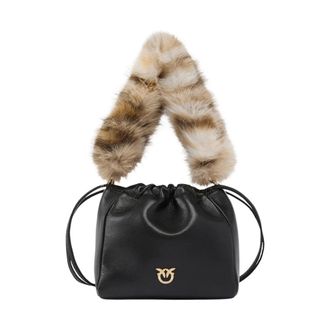 Pinko Bolso saco de piel napa - Bags - Mujer - Negro - ONE SIZE