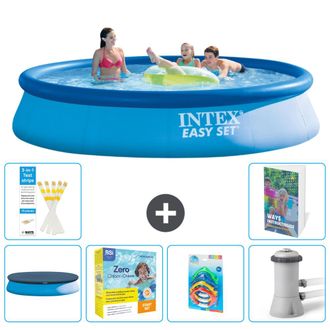 Intex Piscina Easy Set Redonda - 396x84 Cm - 7-piezas S57