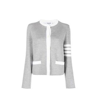 Thom Browne 4 Bar Wool Cardigan
