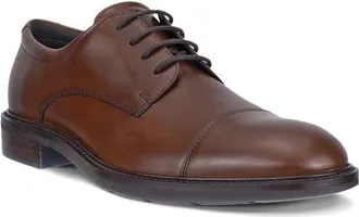 Ecco Metropole Prague Cap Toe Derby in Camel at Nordstrom, Size 47
