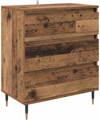 vidaXL Sideboard with Drawer Old Wood 60 x 35 x 70 cm Engineered Wood vidaXL