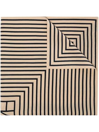 Toteme Scarf Silk Signature Monogram