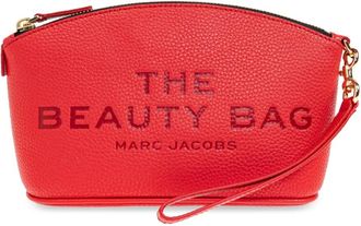 Marc Jacobs The Beauty Bag - Dames - Toilettassen - Rood - ONE Size - Leer - Tassen