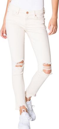 Dear John Denim Mid Rise Joyrich Skinny Jeans In Wheat