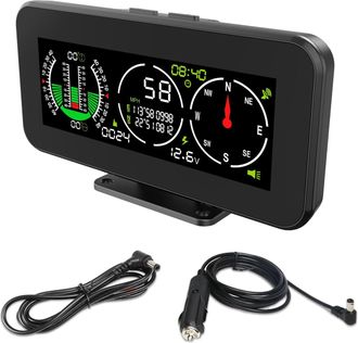 OEM Veloc&iacute;metro Gps M60 Con Giroscopio Multieje Integrado, Indicador De Nivel De Inclinaci&oacute;n Y Veloc&iacute;metro Compatible Con Veh&iacute;culos Todoterreno