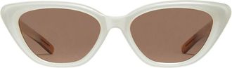 Gentle Monster cat-eye frame sunglasses - unisex - Acetate - One Size - White