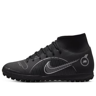 Nike Mercurial Superfly 8 Club TF Black Metallic Silver DJ2909-007