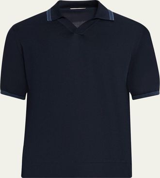 Fioroni Cashmere Mens Giza Cotton Polo