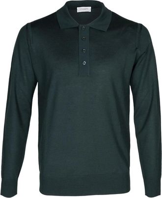 Paolo Pecora Heren, Tops, Groen, Maat: XL Wol